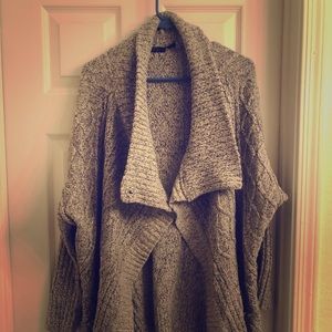 Grey & Black Sweater with Snaps